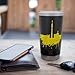 Dortmund Skyline Black Yellow Painting Art Love Dortmund Stainless Steel Insulated Tumbler