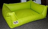 durevole Acceso Letto per cani cane divano letto piazza in Eco Pelle 90 cm x 70 cm Limone