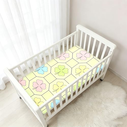 Drap de berceau extensible en coton bio doux évitant les plis du lit - 7