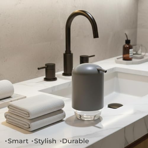 Image of SR Liquid Soap Dispenser | Refillable Pump Bottle for Hand Wash, Dish Wash, Shampoo, Conditioner, Shower Gel | Bathroom & Kitchen Use