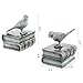 MyGift Resin Decorative Bookends for Heavy Books with Bird and Book Design, Farmhouse Book Ends, Vintage White Bookends, 1 Pair