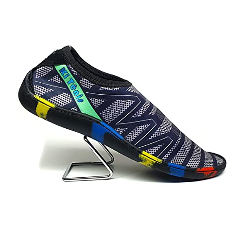 Tênis Sapatilha Hibrida Aquática Neoprene Ciclismo Praia Pesca (41, Cinza)
