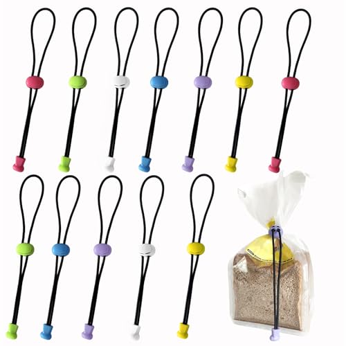 XHTXHT 12 pièces Alimentaire D'étanchéité Clips,Pince Sachet Alimentaire,Clip Fermeture Cuisine Réutilisable, pince fermeture sachet alimentaire,clips de fixation pour Emballage Cuisine Bonbons Snack