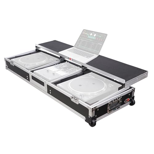 ProX Dual Turntable and 12-Inch Mixer Flight Case