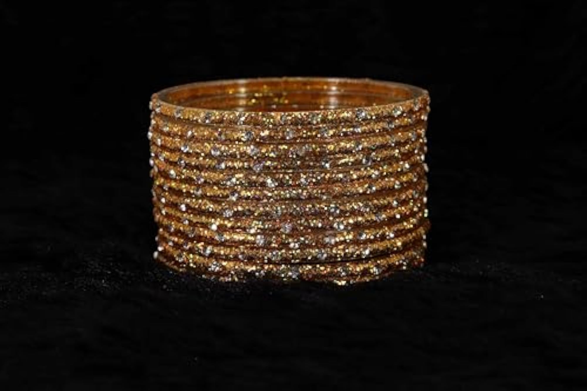 Glass Bangles Set with Diamond Stone Kanch ki Chudiyan