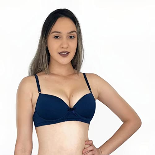 Kit 5 Sutiãs Sutian Soutien Sutien Adulto Comum Bojo (M)