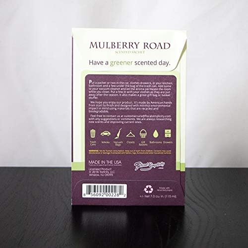 Miniatura 5 de Mulberry Road - Paquete de 6 sobres perfumados para primavera y verano, bolsas perfumadas de larga duración, fragancia para el hogar, ambientador y