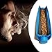 2 Manual Cigarette Roller Machine, 78mm + 110mm Cigarette Cone Machine Cigarette Maker (78Black+110Blue)