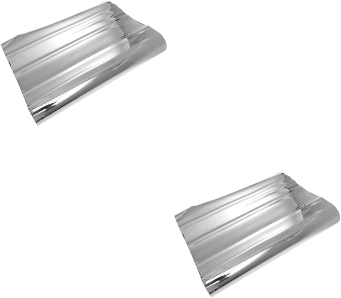 NUOBESTY Self Adhesive Mirror Wall Sticker Non Glass DIY Peel and Stick Safety Mirror for Living Rooms Bedrooms Kitchens and Rooms