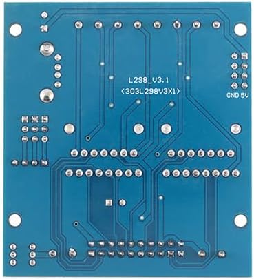 L298N Motor Driver Module 5–46V 2A Continuous 1–20kHz PWM 4-Channel DC Motor Controller for Robotics Arduino STM32