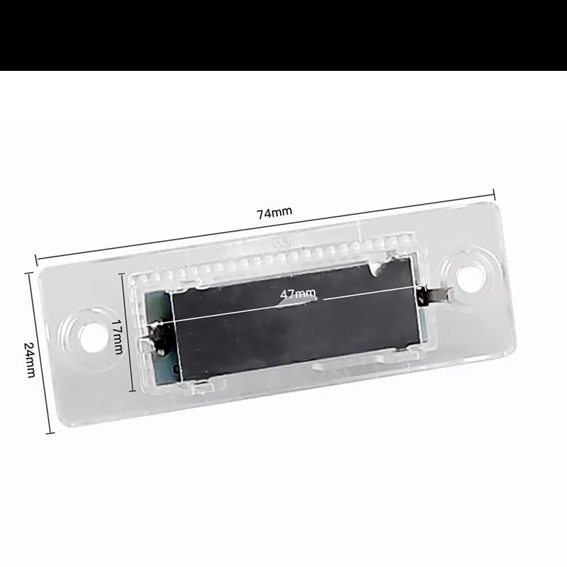 Luz de matrícula para VW Golf 2005-2009 pack de 2 lámparas traseras 4