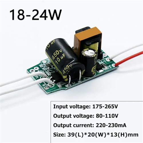 Driver LED 40W soluciona parpadeo en lámparas con este transformador 230mA 4