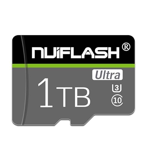 TF Card 1TB Micro SD Card with SD Card Adapter HIGH Speed Memory Card 1TB Class 10 for Tablet/Android Smartphone/Camera/GOPRO and Drone