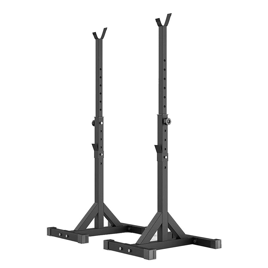 OTQEFTN Squat Rack Adjustable Barbell Rack Bold Tube Squat Rack Split Squat Rack Home Fitness Squat Rack Multifunctional Bench Press