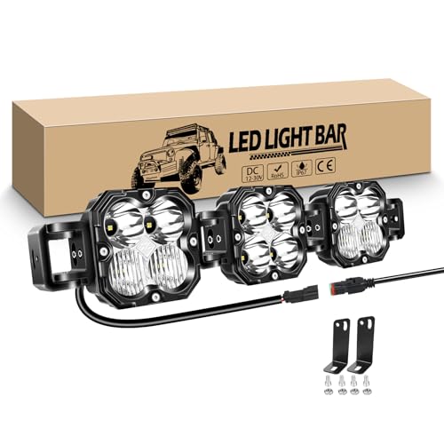 Barre de LED 4x4 90W longue portée pour éviter les pièges des pistes de nuit