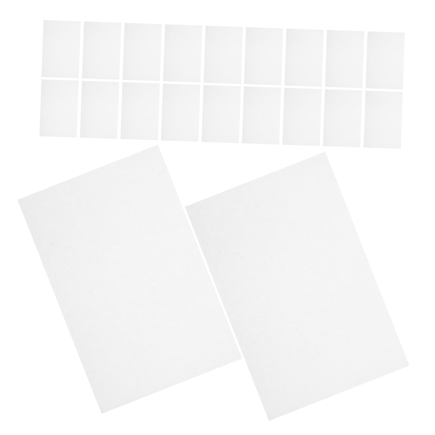 BESPORTBLE 100 Fogli Assorbenti per Gabbia Uccelli in Carta USA e Getta Teli Igienici Resistenti e Impilabili per Fondo Gabbia Pappagallino Parrocchetto e Piccoli Volatili Accessori Pratici