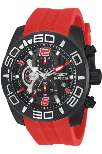 Invicta Men's 22810 Pro Diver Analog Display Quartz Red Watch