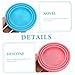 SEWOART 2pcs Silicone Can Covers Pet Food Can Sealing Lids Easy to Open Cover for Food