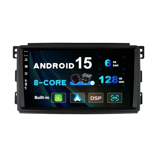 【ANDROID 14 , 6G + 128G , 8 CORE - AC5287】 ①Android 14 Sistema, [6GB RAM + 128GB ROM], CPU - Rockchip AC8257 A53 - Octa Core - 64bit Prozessor - 2,0 GHz. Potenza in uscita: Max 4x50W - Radio IC-TDA7786 - Amplificatore IC-TDA7388 -IPS Schermo. ② GRATUITA: LED Telecamera di backup | Microfono esterno.