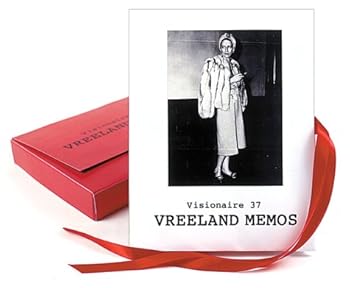 Hardcover Visionaire 37: Vreeland Memos Book