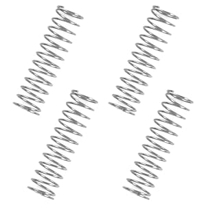 GUNGY 70mm Edelstahl Druckfedern, 4 Stück