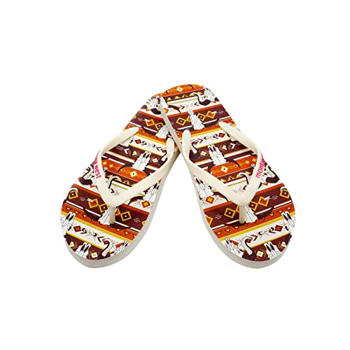 Montana West Flip Flops for Women Comfortable Summer Top Slippers Rainbow Flats Thong Sandals Size Medium (7-8 US) MBB-FF-8006-M
