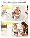 Baby Bath Seat for Babies 6 Months & Up, Bath Seats for Babies Sitting Up, 3 Baby Bath Toys, Open Design, Non-Slip, Compact Toddler Bath Seat.
