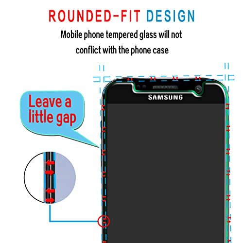 Slanku [3 Pack] Samsung Galaxy S7 Screen Protector Tempered Glass, Anti-Scratch, Easy Installation, 9H Hardness, Bubbles Free #TOP5