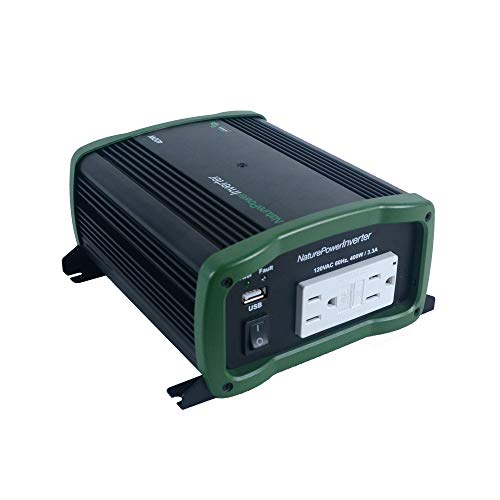 Nature Power 38304 Pure Sine Wave Inverter, 400-Watt #TOP3