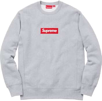 Amazon.co.jp: (シュプリーム) SUPREME BOX LOGO CREWNECK HEATHER
