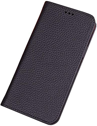 Étui portefeuille iPhone 13 Pro Max motif crocodile noir résistant aux chocs