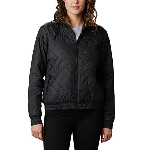 Columbia Women's Sweet View Insulated Bomber, Black, Medium