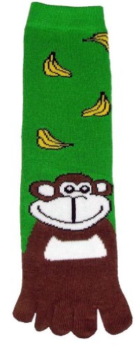 Monkey Toe Socks New Gift Fun Unique Cute