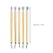Dip Pen, Natural Bamboo Material Calligraphy Pen, Manga Calligraphy Dip Pen 5Pcs for Artists Cartoonists(Parallel line pen nib set)