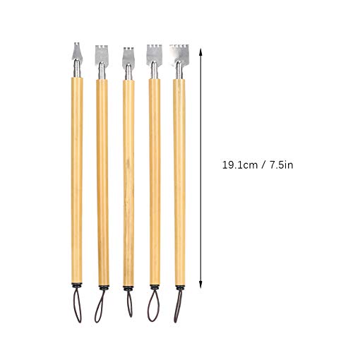 TOPINCN Dip Pen Set Manga Retro British Boxed Vintage Kit 5Pcs Supplies Art Word Practice Pen Bamboo Steel Writing Correction Supplies (Parallel Line Nib Set) - Image 2