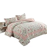PROFITEZ DES QUATRE SAISONS - une couette en coton suffisamment légère pour la fin du printemps ou l'été ; Utilisez-le dans votre chambre, chambre d’amis, maison de vacances ou ailleurs ! C'est également un excellent cadeau pour les mariages, les anniversaires, les vacances et plus encore.