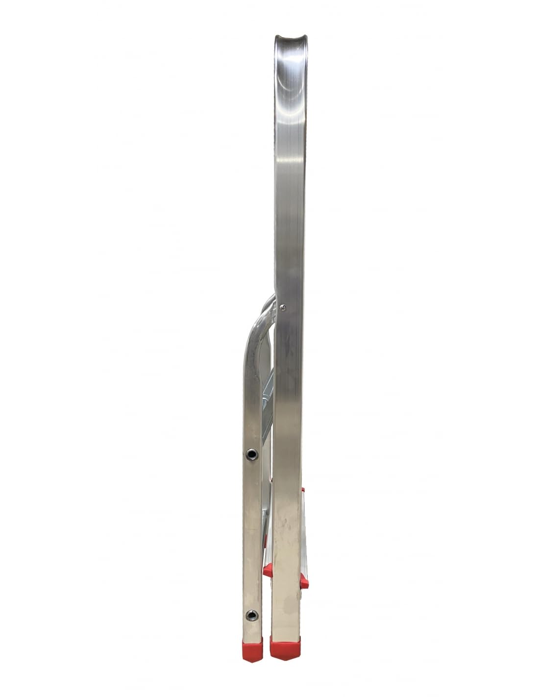 Escalera Plegable 2 peldaños Aluminio, Escalera de Tijera Resistente y Ligera, Antideslizante, Uso domestico, soporta hasta 150 kg.