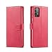 Produktbild Hülle Samsung Galaxy A52 Handyhülle Case Samsung A52 Klapphülle Hülle Schutzhülle Magnetic Closure Handy Ständer Leather Wallet Case Rosenrot Cases Cover Samsung A52 Hüllen Case