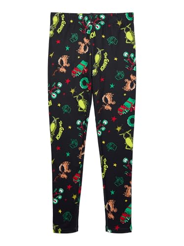 Dr. Seuss The Grinch Girls Leggings, Sizes XS-XL