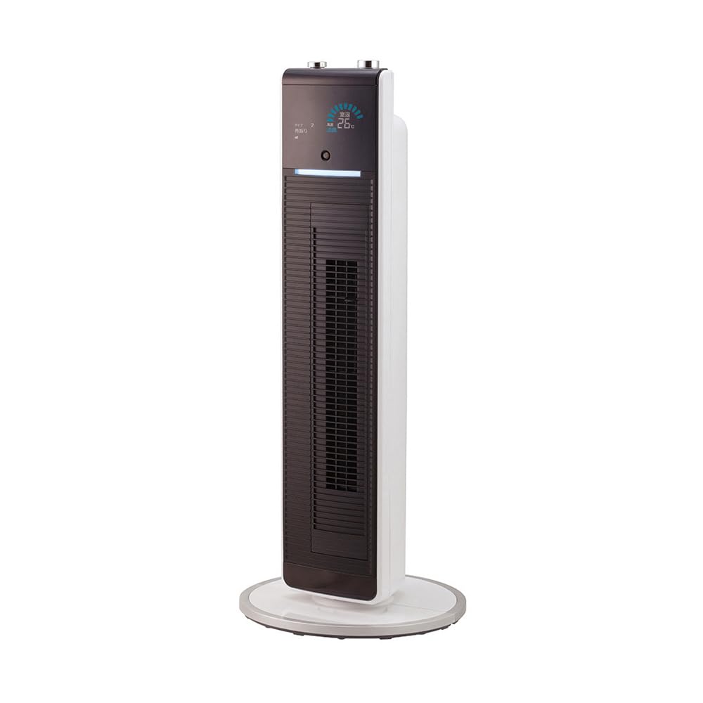 Amazon | コイズミ 電気ファンヒーター ホット&クール スリム 送風 温