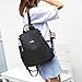 Imagen de riou Mujer Mochila de viaje femenina Bolsa de viaje antirrobo Mochila de tela Oxford Sencilla y elegante casual bolso cuero bandolera moda cuero backpack