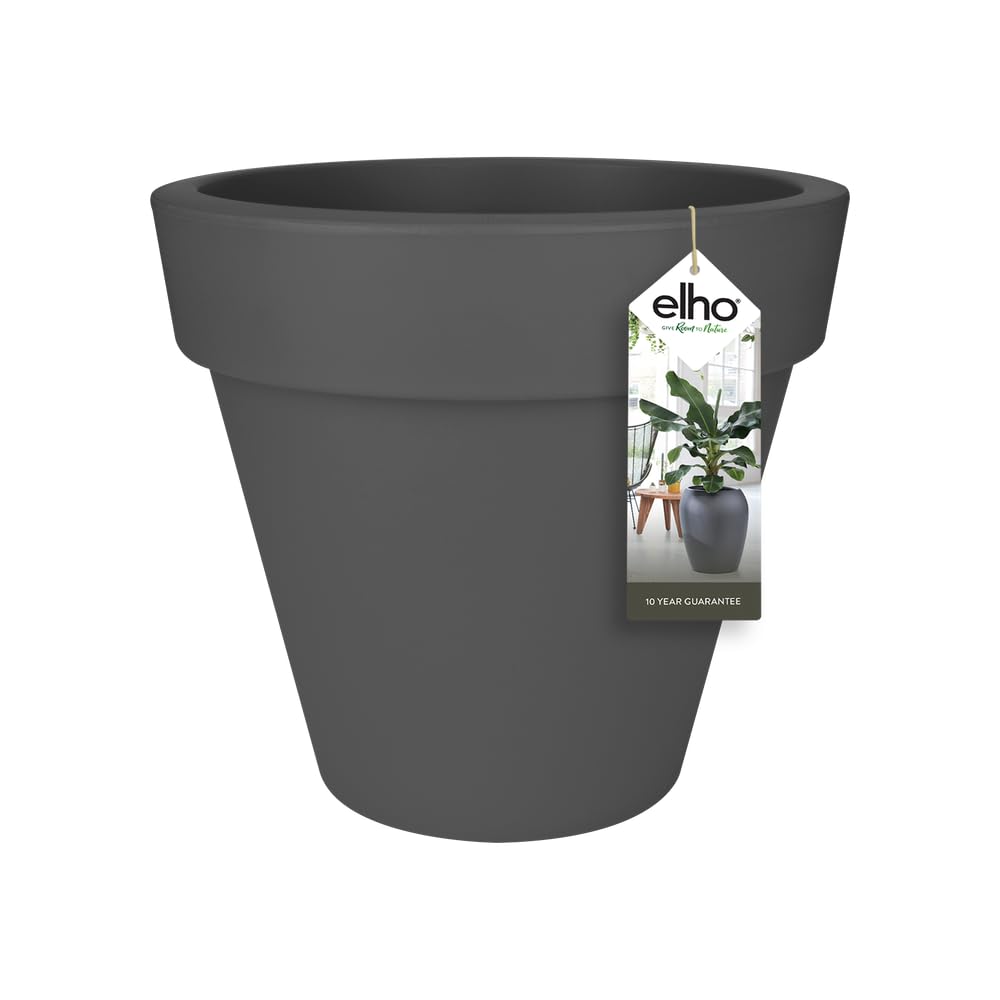 elho Pure Round 40cm Blumentopf - Anthracite