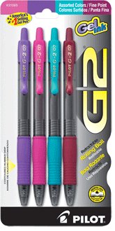 Bolígrafos Pilot Gel Ultra Fino Multicolor x4 miniatura 1