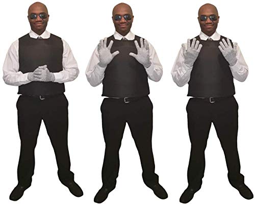 SIMEON TUITT® UK DESIGNER Stab Proof Vests Wearers Slash Resistant Gloves Under Gloves To Wear Everyday For Covert Hand Slash Protection While Wearing A Stab Proof Vest For Slash Protection