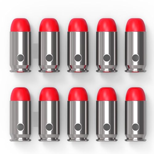 YiZhun 45ACP Snap Caps Training Dummy Rounds, Reusable Dry Fire Training Round Close to Real Weight Practice Safe Loading Firing (45acp-10pcs)