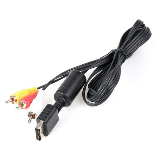 Insten Replacement Playstation PS3 AV Cable Compatible For Playstation PS3 / PS2 / PS1 / PS3 Slim (6FT)