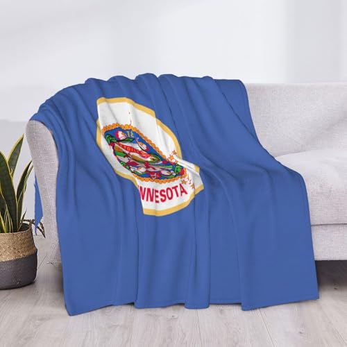 Couverture imprimée Minnesota EdWal en microfibre premium de qualité - 6