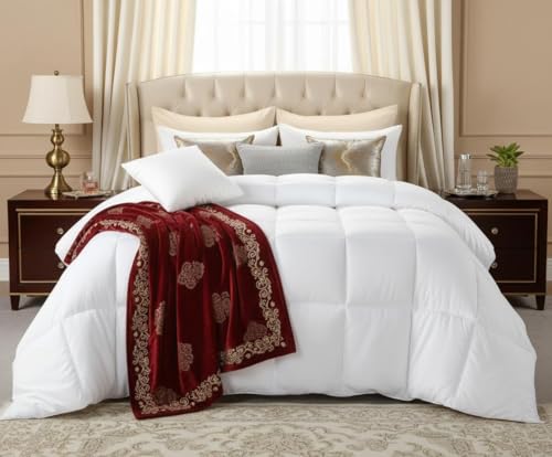 Image of Casabella Double Duvet 13.5 Tog- Premium Duvet Double Bed - Super Quality Quilt for Year-Round Comfort - Soft Touch Cover, Hypoallergenic, Machine Washable, (200cm x 200cm)