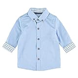 Klassisches hellblaues Hemd mit Button-down Kragen für Jungen, ideal geeignet für jeden festlichen Anlass