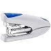 Bonsaii G8748 Low Force Stapler, Reduced 50% Effort, Compact, 20 Sheets Capacity, School, Work or Business, Dark Blue/White